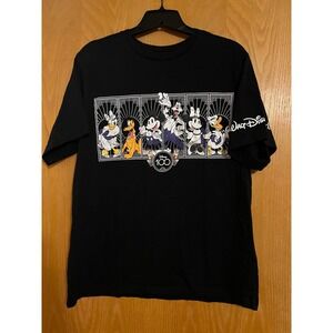 Disney 100 Black T-Shirt Size L